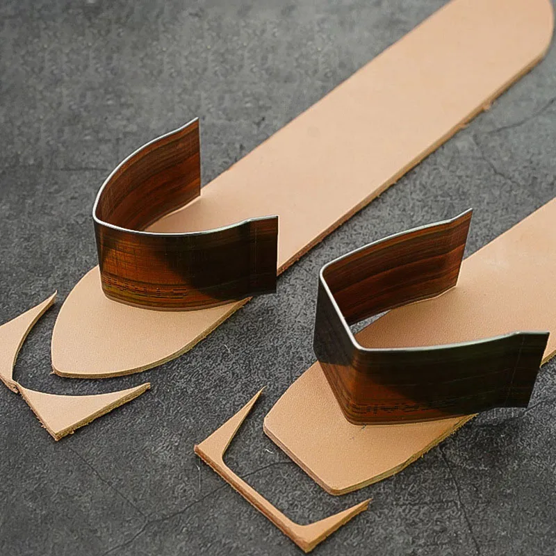 

10pcs/set Hollow Hole Steel Half-Round Embossing Punch Cutter Tool Leather Belt Steel DIY Craft For Leather Belts Watches Band