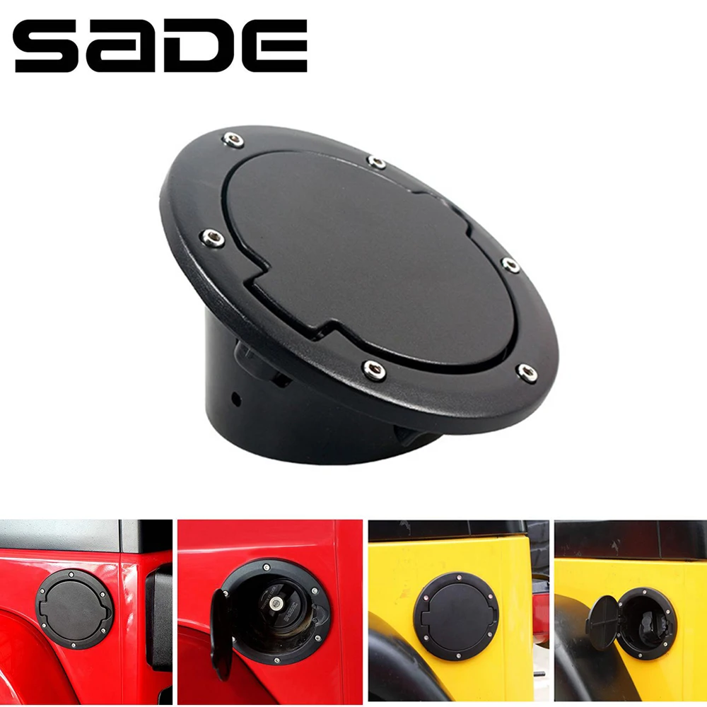 Крышка топливной двери крышка бензобака для 2007-2018 Jeep Wrangler JK JKU 2/4 аксессуары