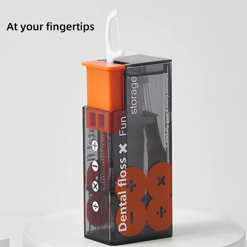 10 шт./коробка автоматическая всплывающая коробка для хранения зубной нити