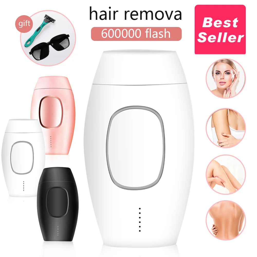 

IPL Handheld Laser Epilator Depilador Facial Permanent Hair Removal Device Whole Body Laser Hair Remover Machine 600000 Flashes