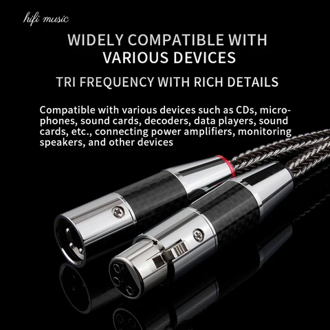 Hiyaudio провод баланса A2 XLR 16 жил OCC+стерлинг серебро
