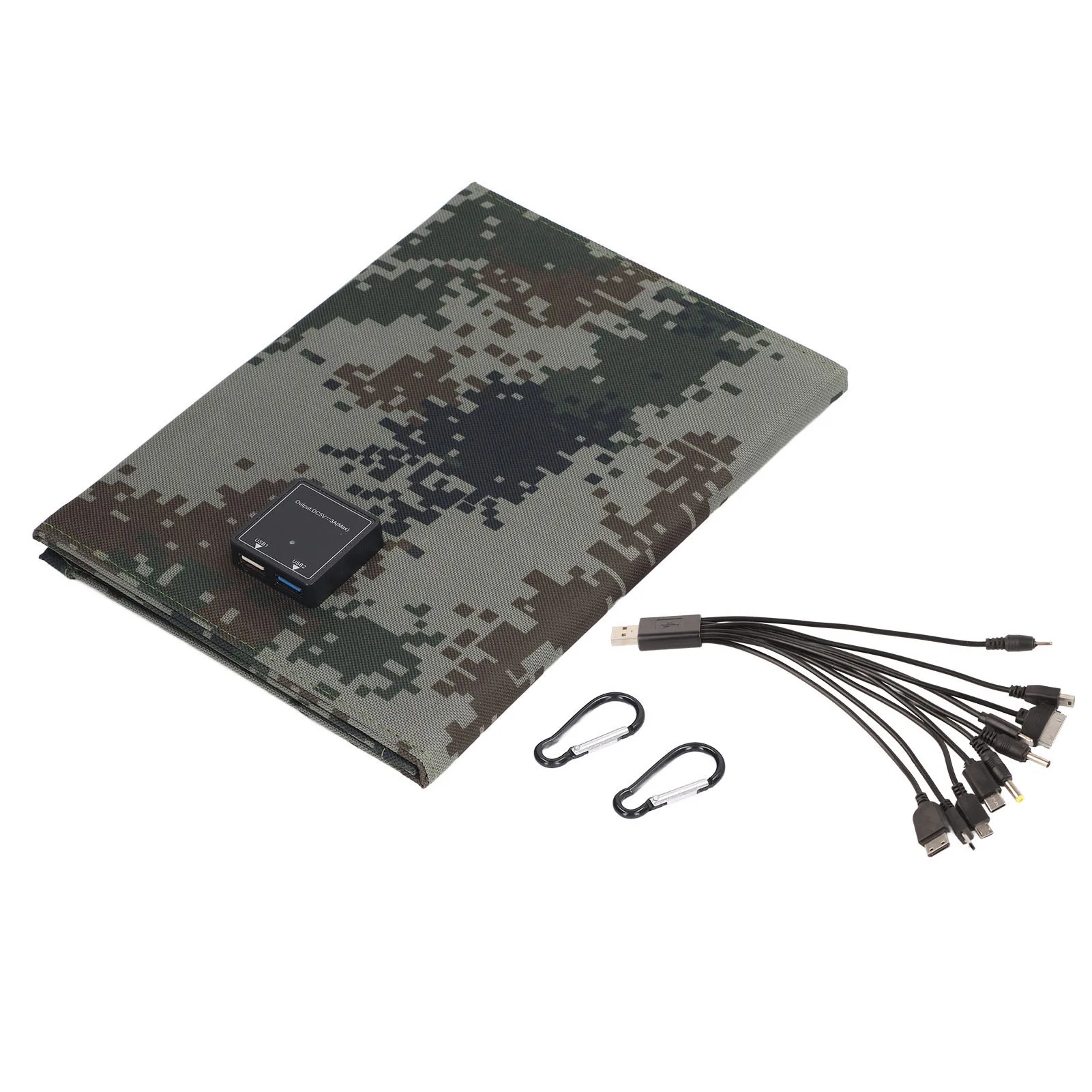 Foldable Solar Power Panel IP65 Portable Folding Solar Charging Panel Conversion Rate 23.5% Monocrystalline Silicon for Tablet