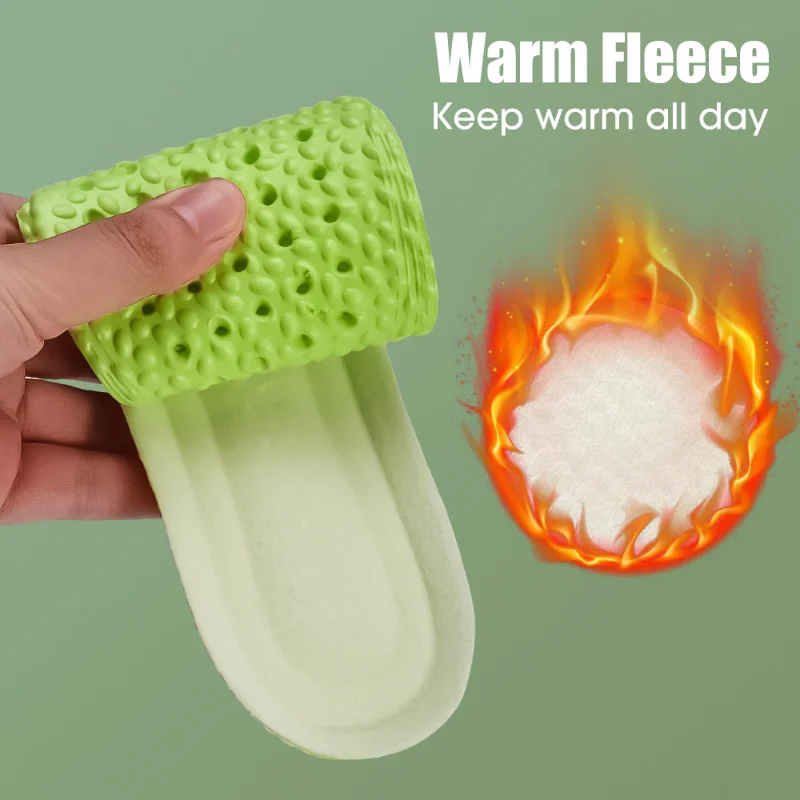EVA Elastic Insoles for Shoes Soles Deodorant Breathable Cushion Running Sports Insoles Sweat-absorbing Fleece Insert Cushions