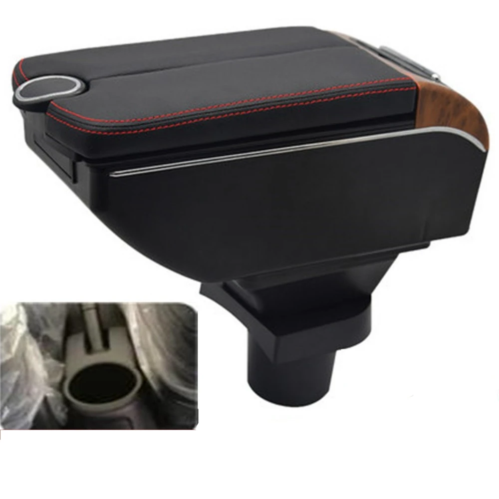 

For Mitsubis Mirage space star Armrest Box Retrofit Parts Center Console Special Storage Space Car Elbow Rest with USB Holder