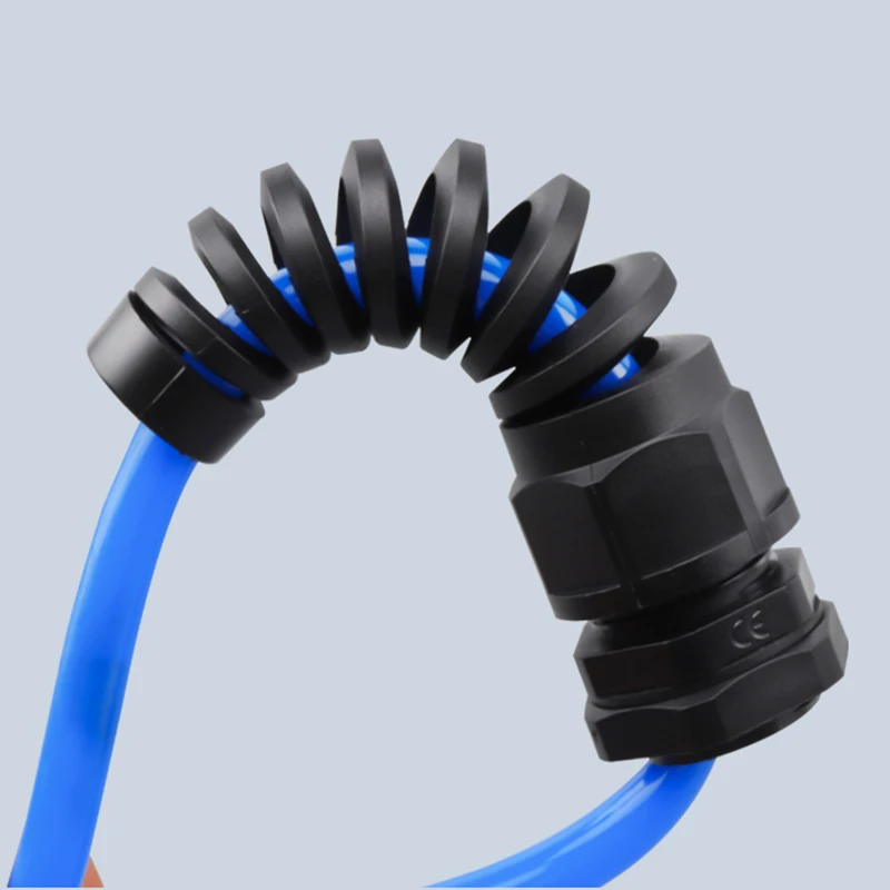 5 шт. анти-гнущийся пластиковый винт протектор кабеля герметичный Соединитель 3-6