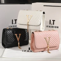 2022 new trend embroidery women crossbody bag luxury brand simple handbag shoulder bags sequined tassel small bag and purse