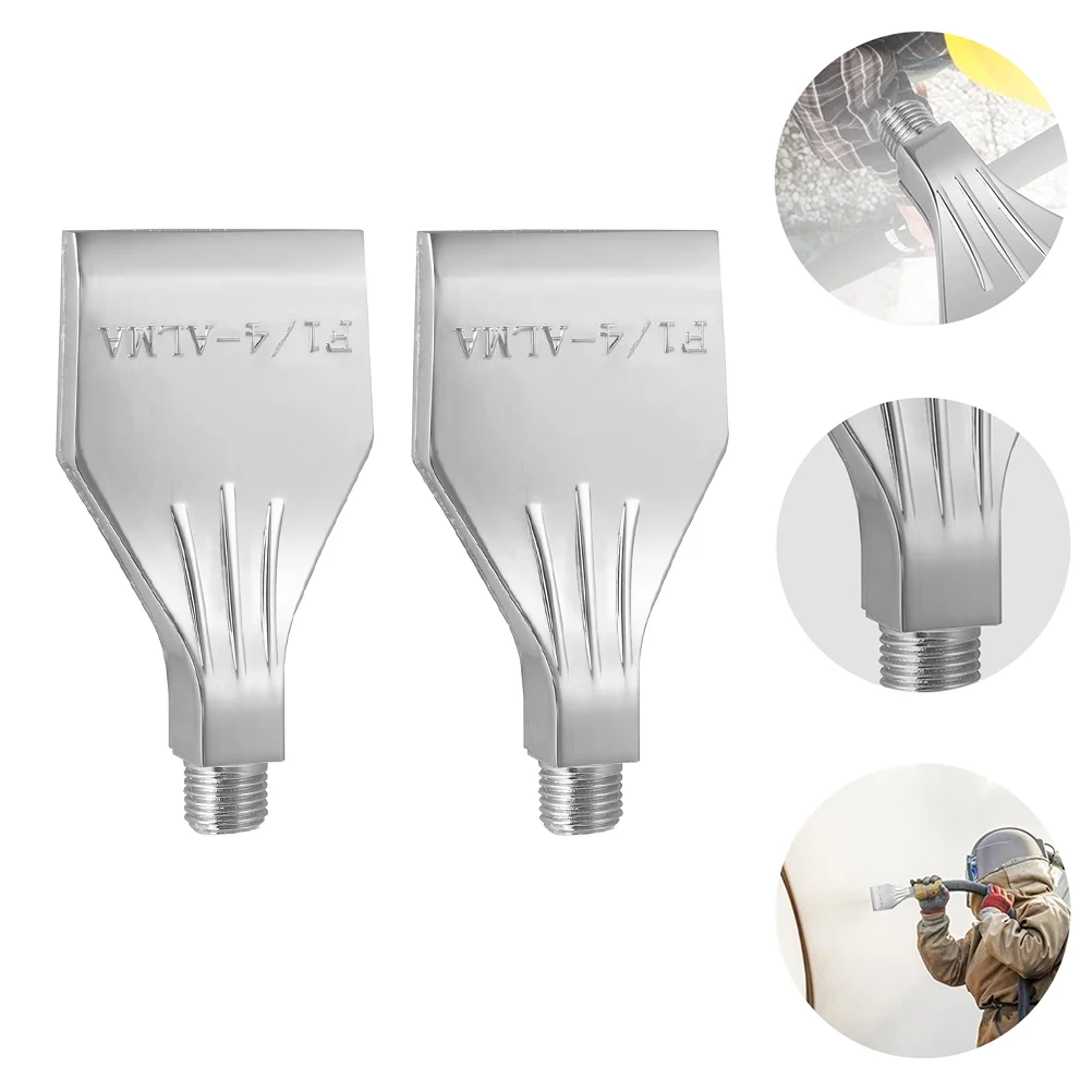 

Nozzle Air Blower Blow Flat Wind Male Alloy Blowing Cooling Tips Aluminium Thread Spray Machine Accessory Metal Accessories Type