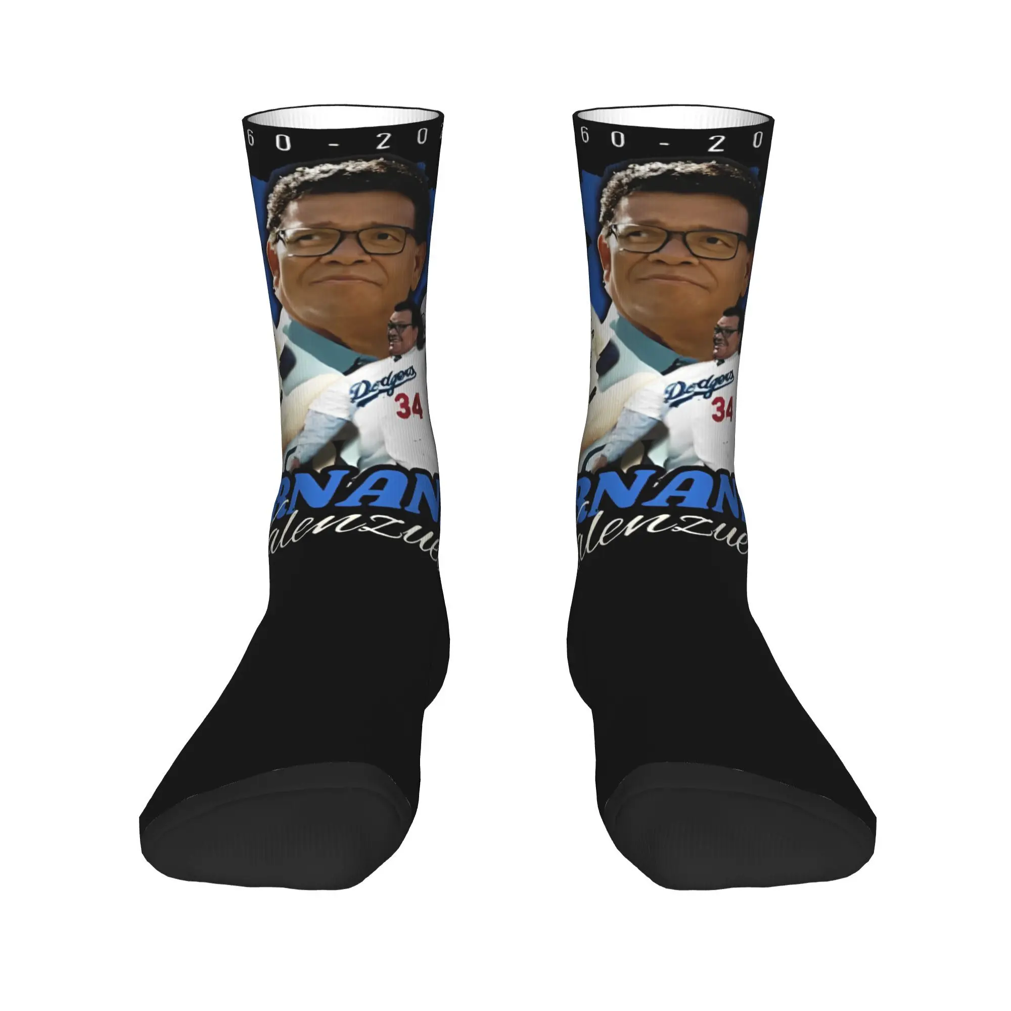 Носки унисекс Fernando Valenzuela 34 бейсбольные носки Legend Merch спортивные гибкие модные для