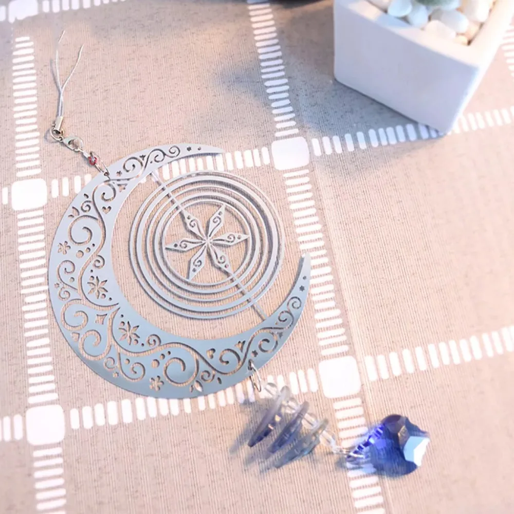 3D подвесные ветряные колокольчики на окно ИД Мубарак звезда комнатный кулон