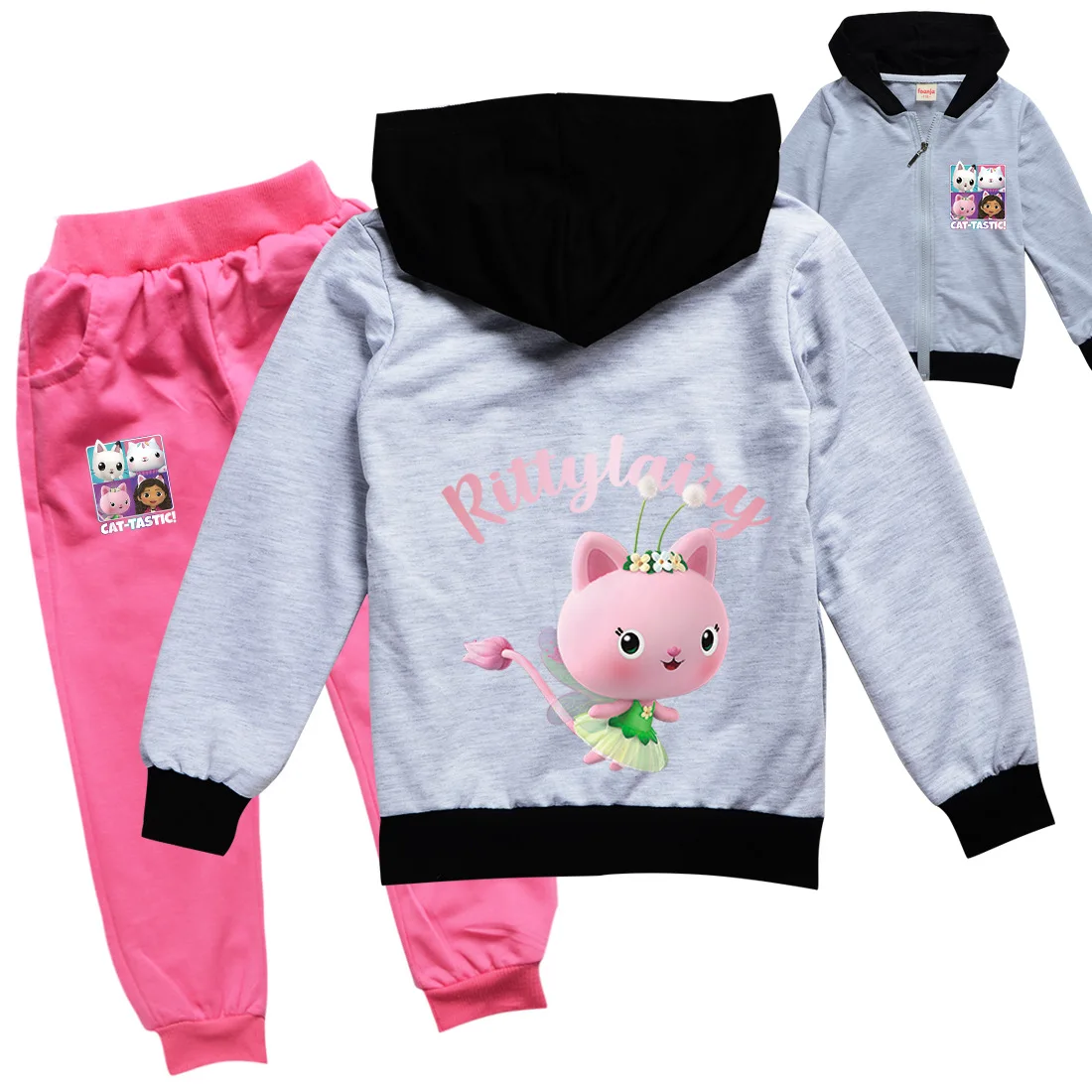 Комплект одежды для кукольного домика Gabys толстовка с капюшоном девочек на