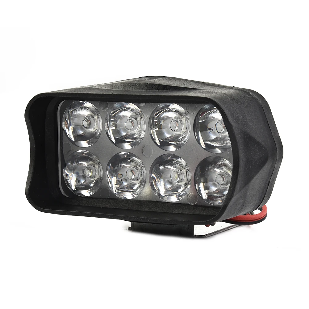 

Motorcycle Driving Lamp Waterproof Reflector Headlight 8 Beads LED Light 6000K Motorcycle Headlight Spot Light