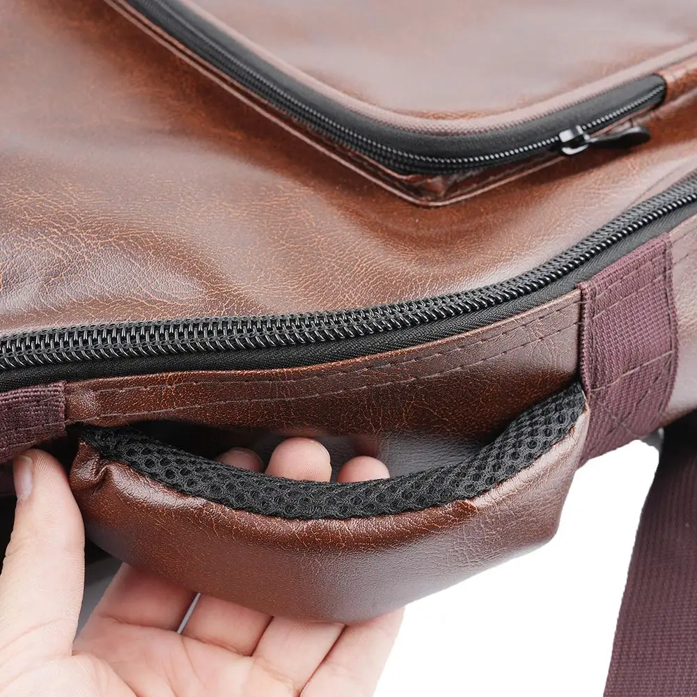 

PU Leather Guitar Bag Gig Bag Guitar With Shoulder Straps Backpack Full Size Guitar Bag 40/41 Inch Acoustic Training