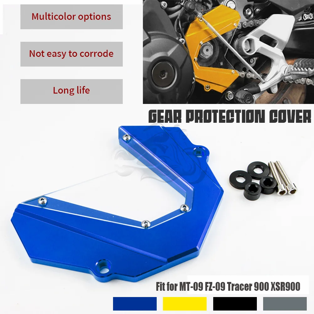 

Fit For YAMAHA MT09 FZ09 Tracer 900 GT XSR900 Front Sprocket Chain Guard Cover Engine Protector MT-09 FZ-09 XSR 900 Motorcycle