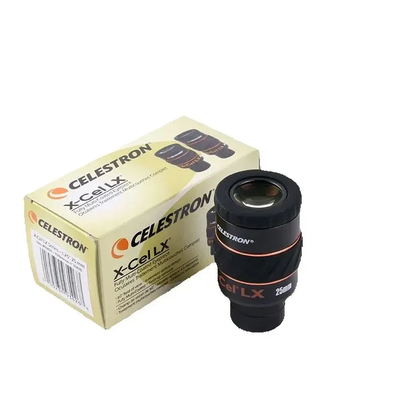 Комплект окуляров Celestron X-CEL LX, широкий угол 1,25 дюйма31,7 мм 60 °    Аксессуары для окуляров телескопа 2,3 мм 5 мм 7 мм 9 мм 12 мм 18 мм 25 мм (art.: 3920cd0175729) - 3920cd0175729