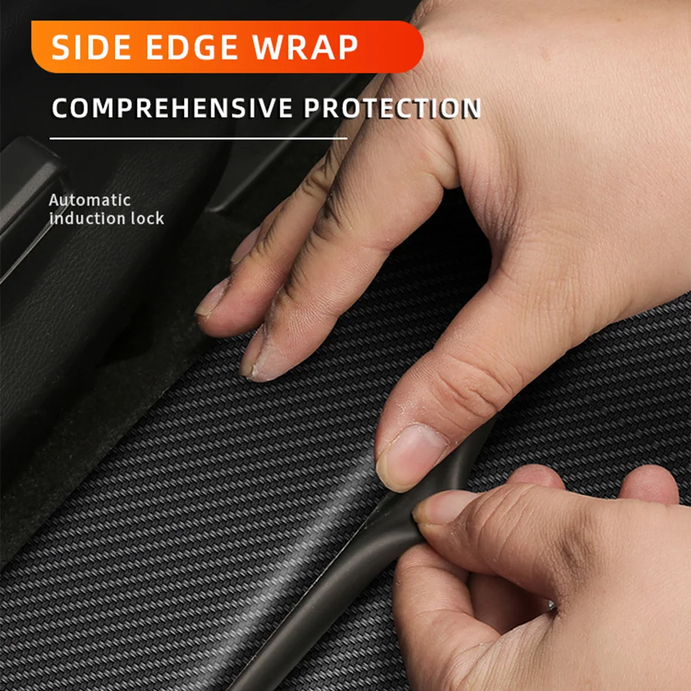 Наклейка на багажник автомобиля наклейка задний бампер защитная из углеродного