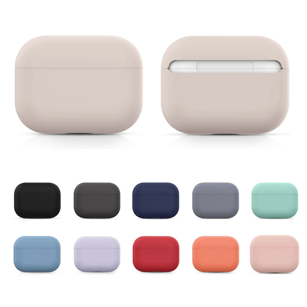 

Silicone Cover for Airpods Pro Earphone Coque Soft Protector Fundas for Airpods Pro Case for Air Pods Pro Covers Earpods Cases
