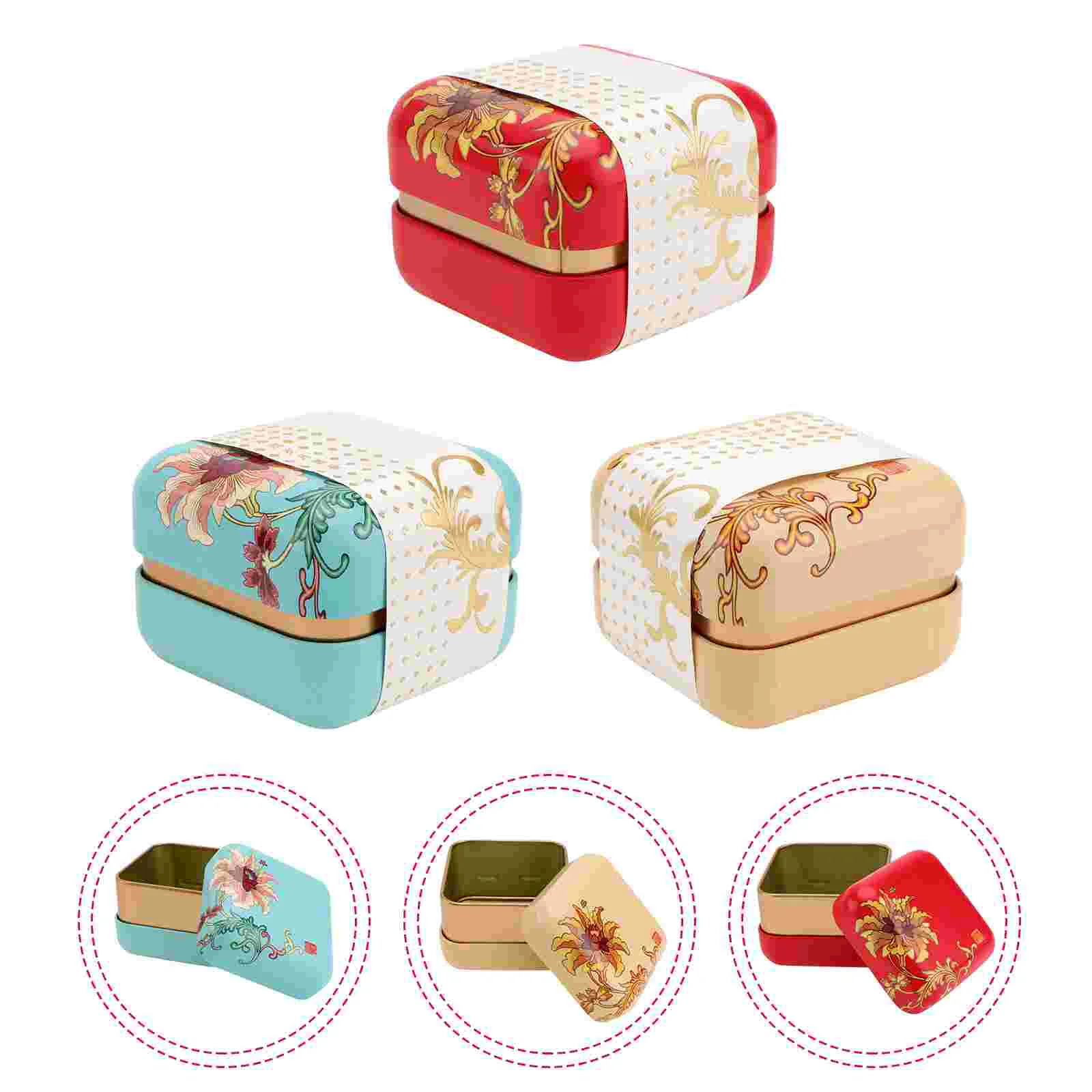 

Tea Canister Storage Jar Sealed Coffee Container Honey Pot Materialbasket Flower Holder Bean Condimentbox Sugar Airtight Metal