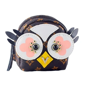 New Lovely Big Eyed Owl-shaped Zipper Coin Purse Portable Lightweight Mini Coin Storage Bag For Key Coin Candys Coin Purse