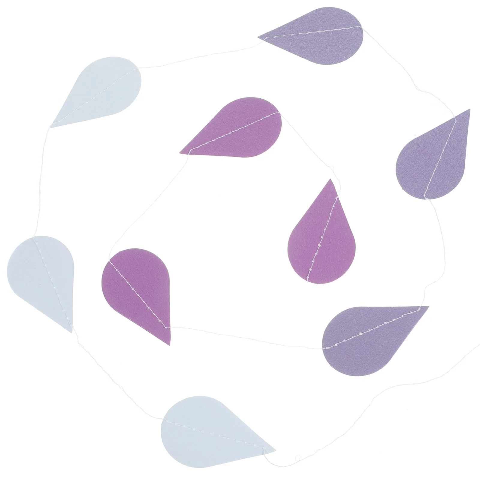 4-струнная капля дождя латте орнамент подвесная гирлянда макет для вечеринки