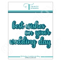arrival 2022 new scripty wedding day metal cutting dies scrapbook used for diary decoration template diy greeting card handmade