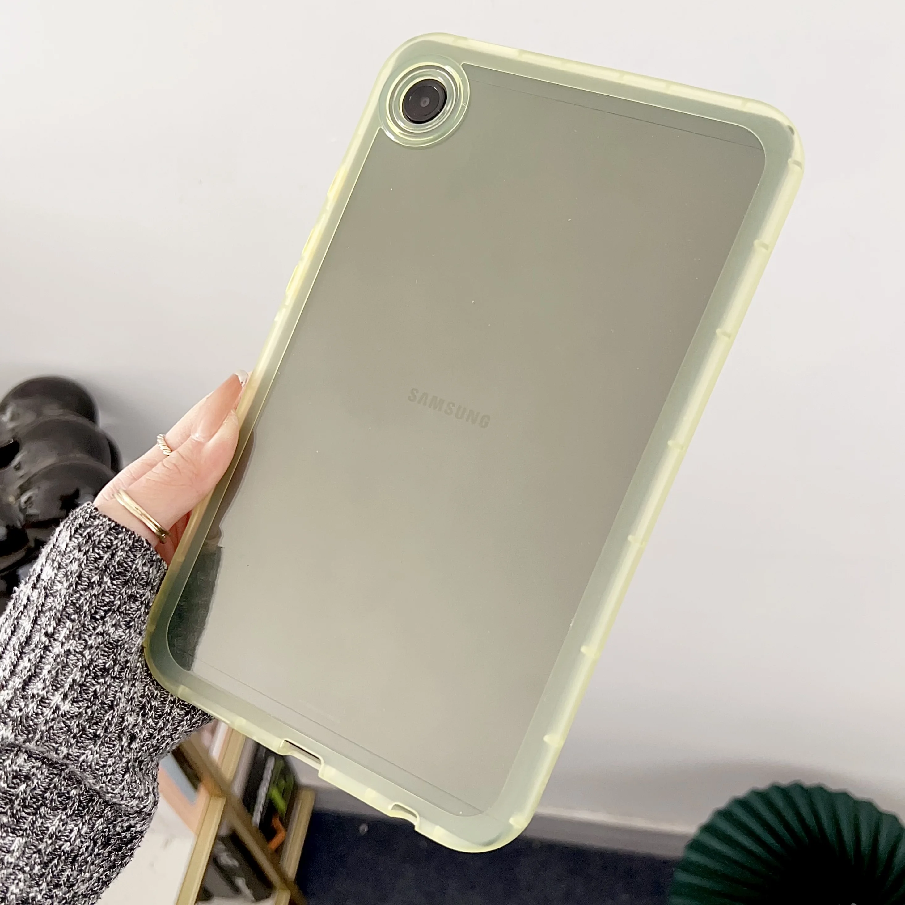 Чехол из ТПУ для Galaxy Tab A9 2023 A7 Lite 8 7 дюйма 2021 SM-T110 X115 T220 T225 цветной сквозной чехол A 8.0