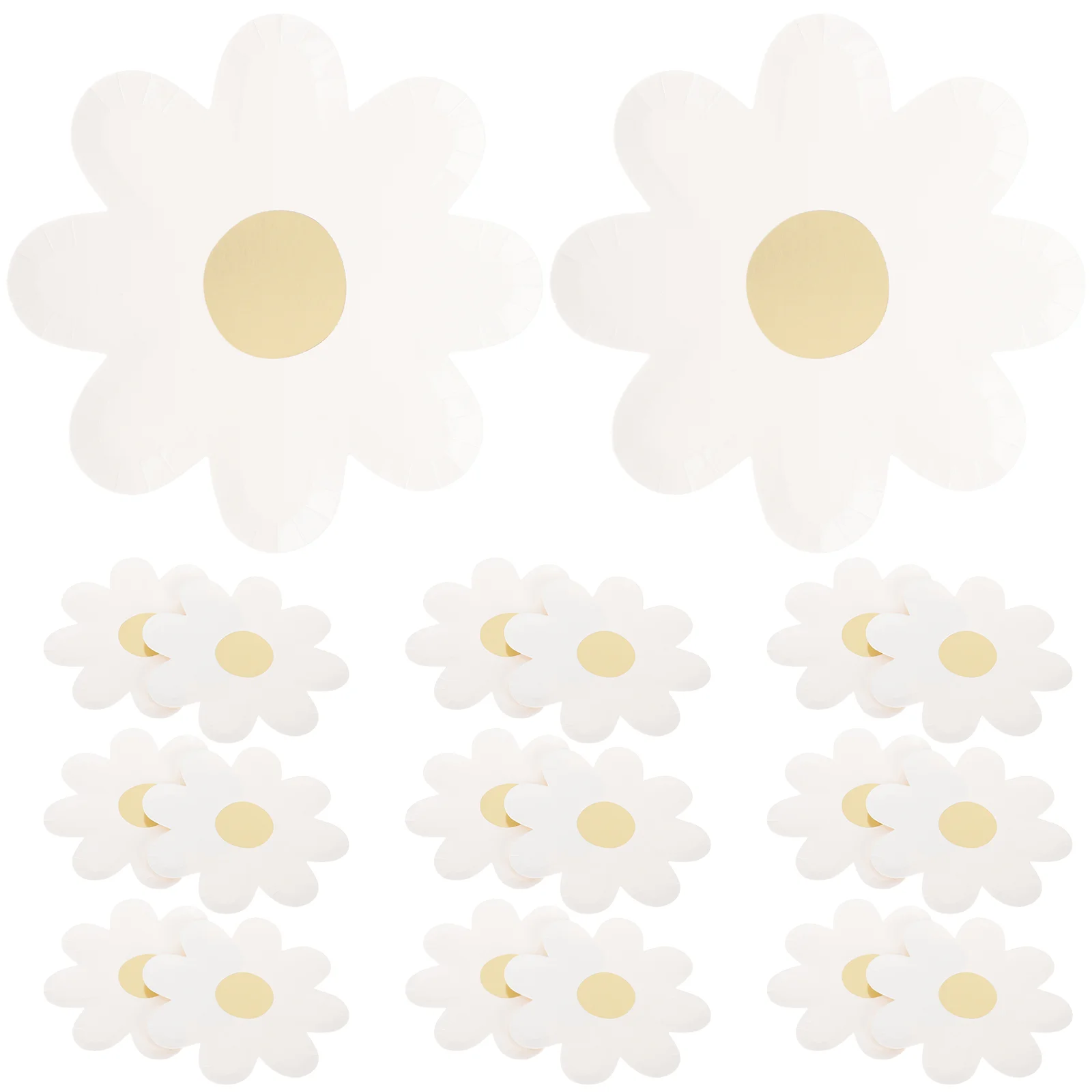 

Plates Paper Flower Party Decorative Floral Dinnerware Set Dinner Desserts Bridal Shower