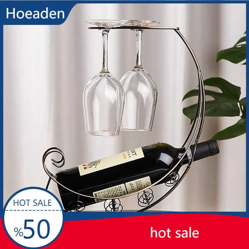 

Creative Metal Wine Rack Hanging Wine Glass Holder Bar Stand Bracket Display