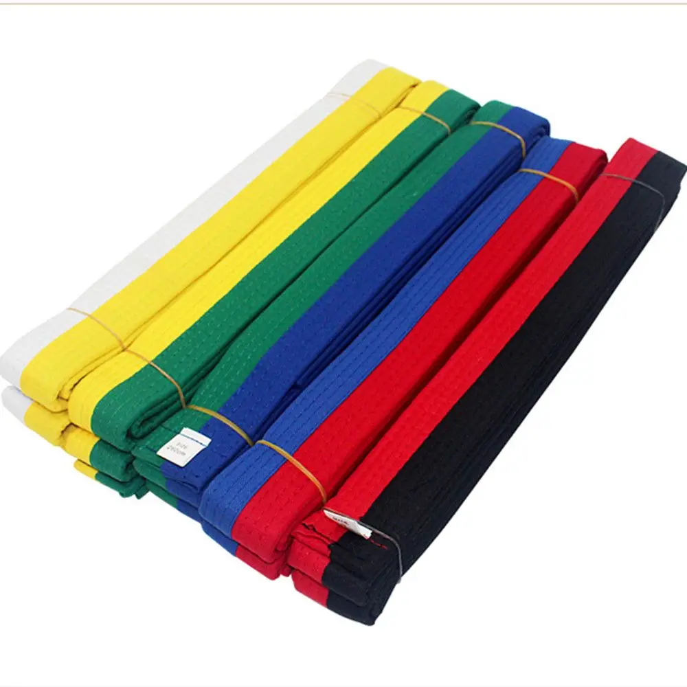 

1.8m Fashion Professional Children Gift Adults Kids Martial Arts Stripe Karate Judo Sports Belt Taekwondo Belt