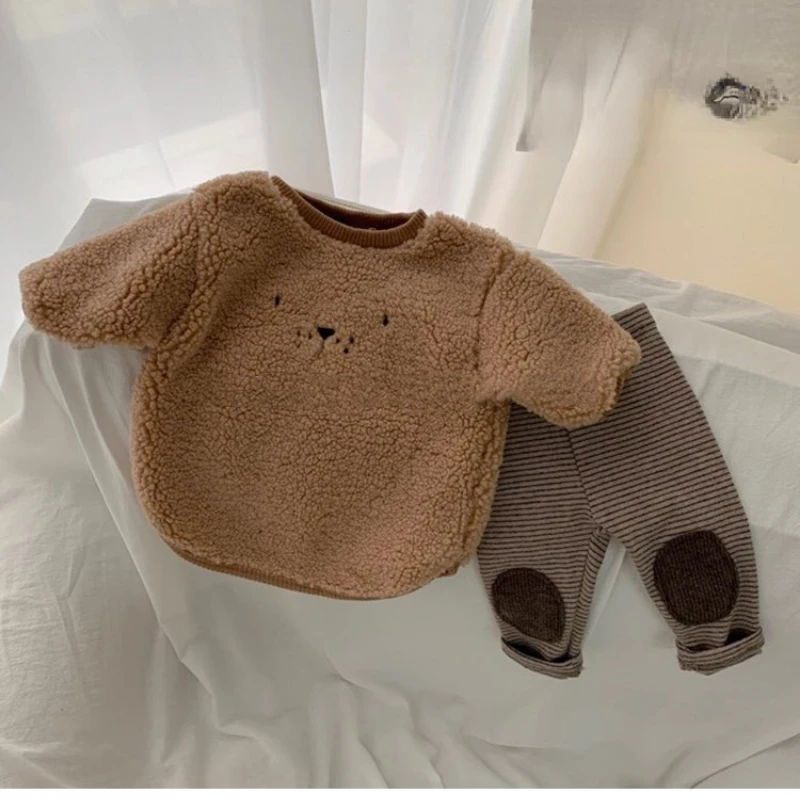 

Kids Trousers Children Leggings Boys Clothes Baby Pants Autumn Winter Boy Warm Pants Elastic Toddler Boy PantsThick Velvet Pants
