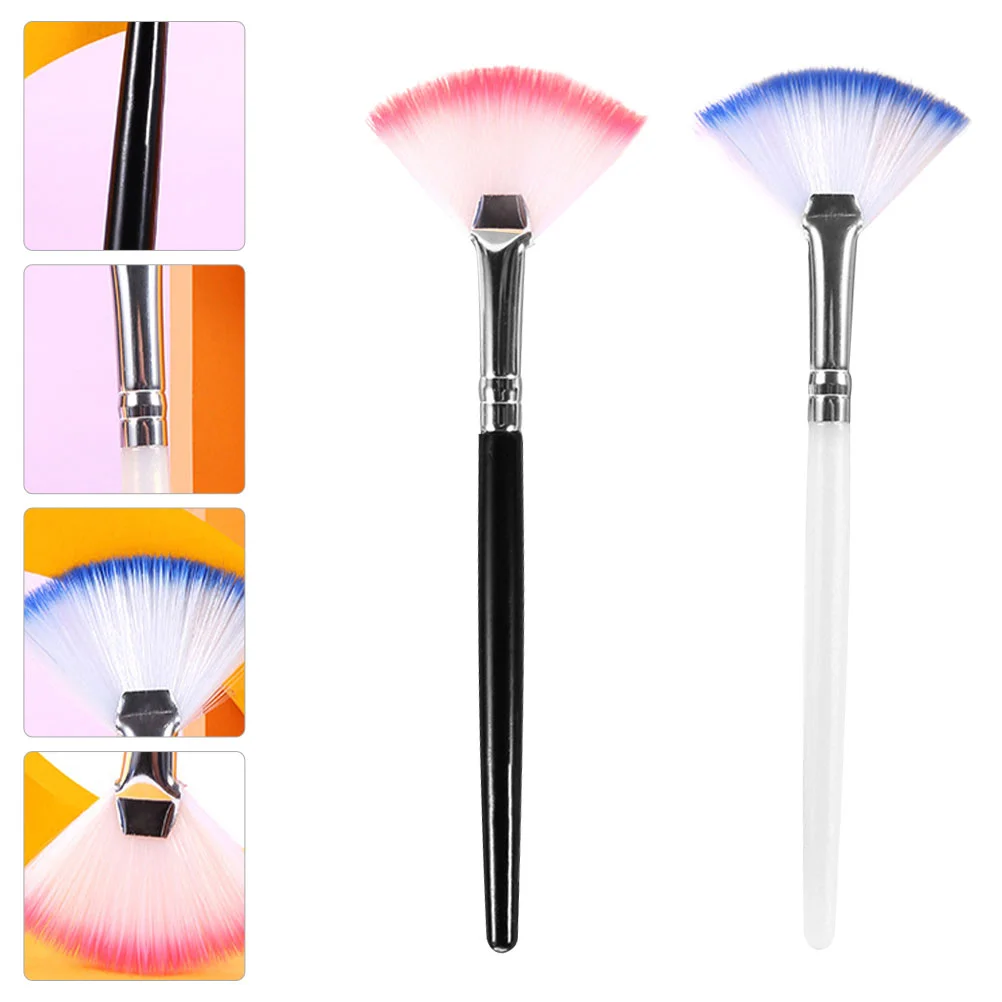 

Brush Face Applicator Facial Fan Brushesskin Sleepingspatula Silicone Facials Esthetician Treatment Mudmakeup Supplies Body