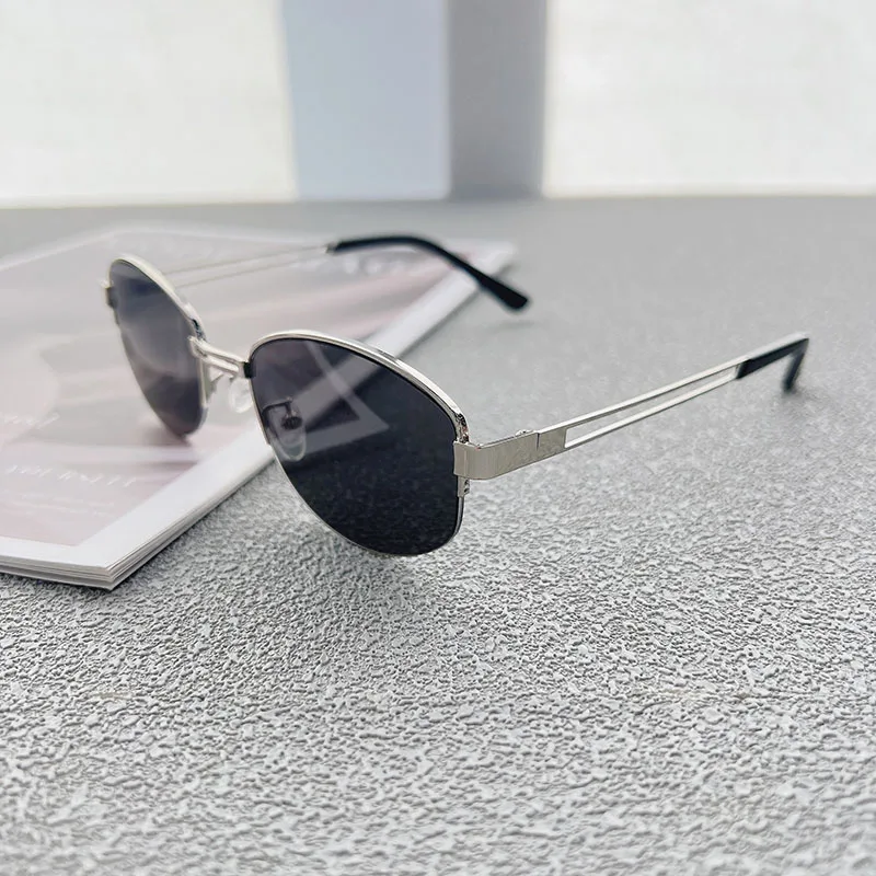 Новые модные очки для женщин овальной формы полуискусственные Европейский и