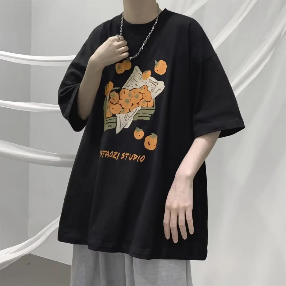 

Y2k Men Graphic Clothing T-Shirt Streetwear Casual Harajuku Anime Gym Valorant Tops Printed Cotton Shirt Short Sleeve Chainsaw T