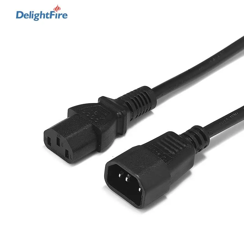 

IEC C14 C13 Power Cable PDU UPS Cable 1m 3m 5m 10m IEC 320 C13 C14 Power Cord For PC Computer Monitor DMX DJ Stage Light