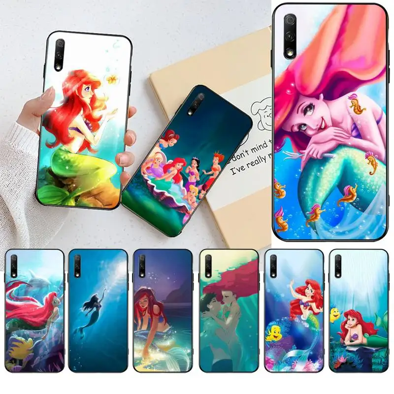

Disney Princess Ariel Phone Case For Huawei Honor 70 60 50 30 20 10 9 9X V30 Pro Lite View