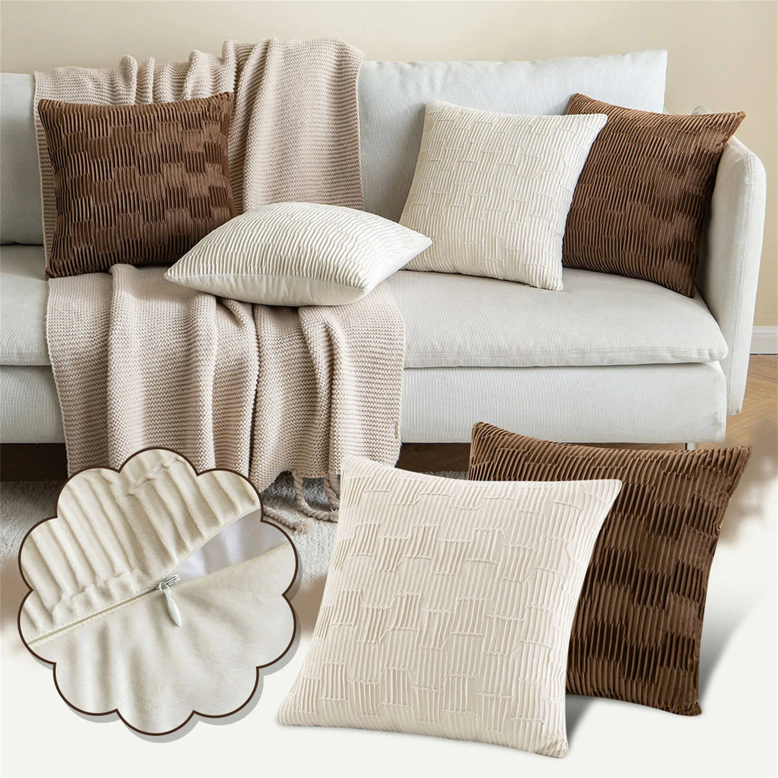 

Простые Декоративные наволочки из полиэстера в геометрическом стиле, 45 х45