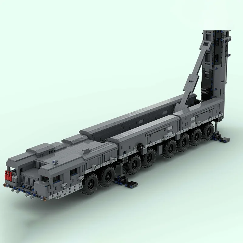 Фото 4360 деталей MOC Technical MZKT RS 12M Topol SS Sickle: Конструктор, развивающая игрушка, рождественский подарок для детей №2