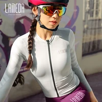 lameda professional cycling jersey womens long sleeve short sleeved bike shirts bicycle mtb road racing fit tight uv protection