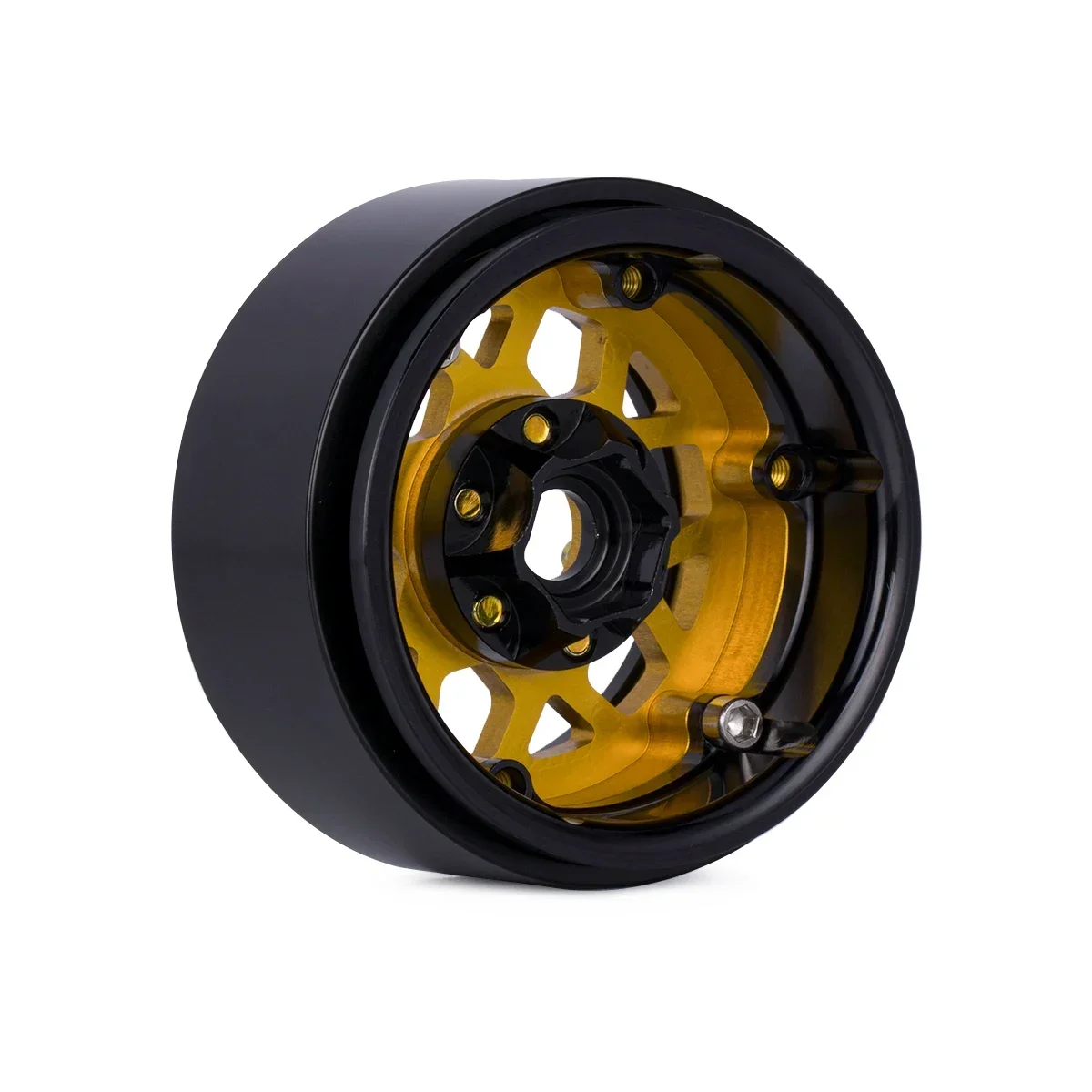 4 шт. алюминиевый обод ступицы колеса с ЧПУ 1 9 для 1/10 RC гусеничного автомобиля SCX10