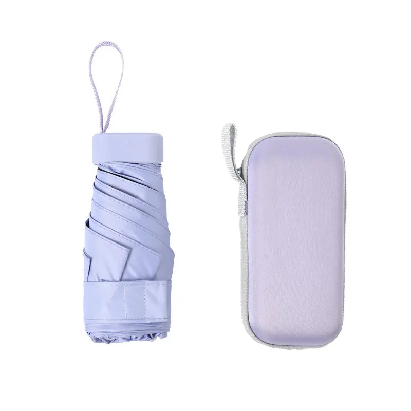 

Six Folding UV Luxury Manual Umbrella Flat Cute Mini Umbrella Rain Women Portable Summer Outdoor Pocket Sun Umbrella Girls Gift