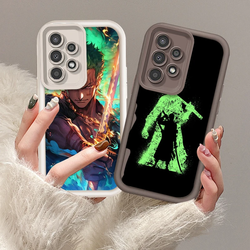 Модный цельный крутой Зоро для Samsung A73 A71 A54 A53 A52 A51 A33 A32 A21S A14 A13 A12 A03 A04 A05