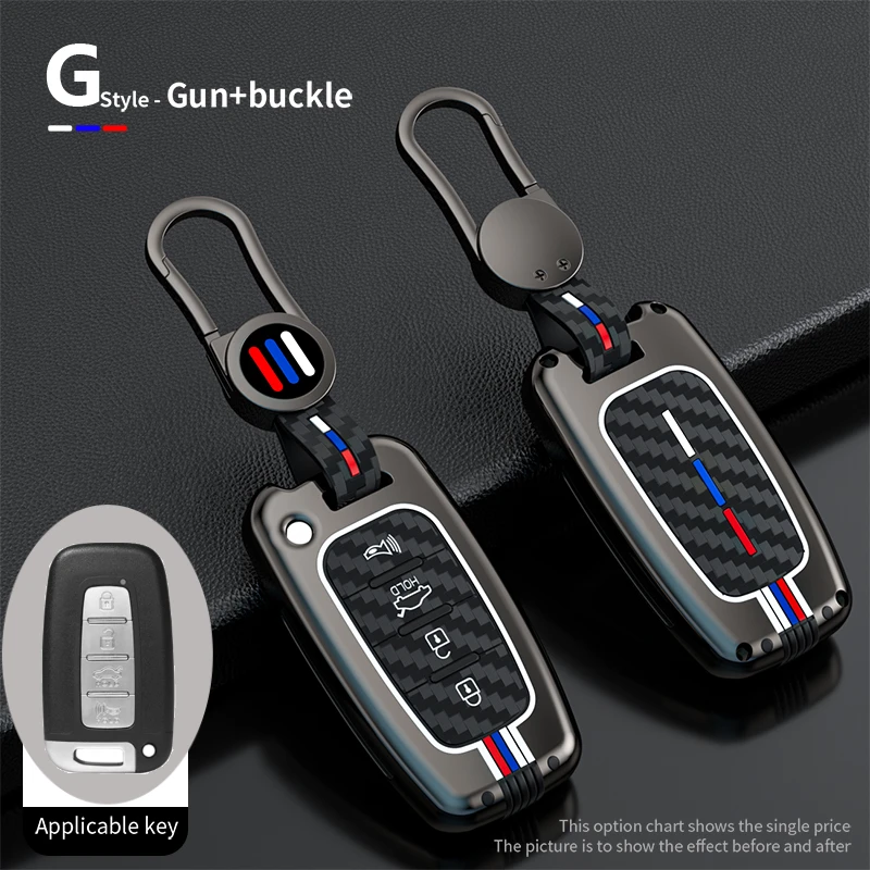 

Чехол для автомобильного ключа с 3 4 кнопками, брелок для Kia Hyundai EQUUS Optima K5 Forte Opirus Rohens Ix35 SOUL SORENTO MOHAVE Borrego