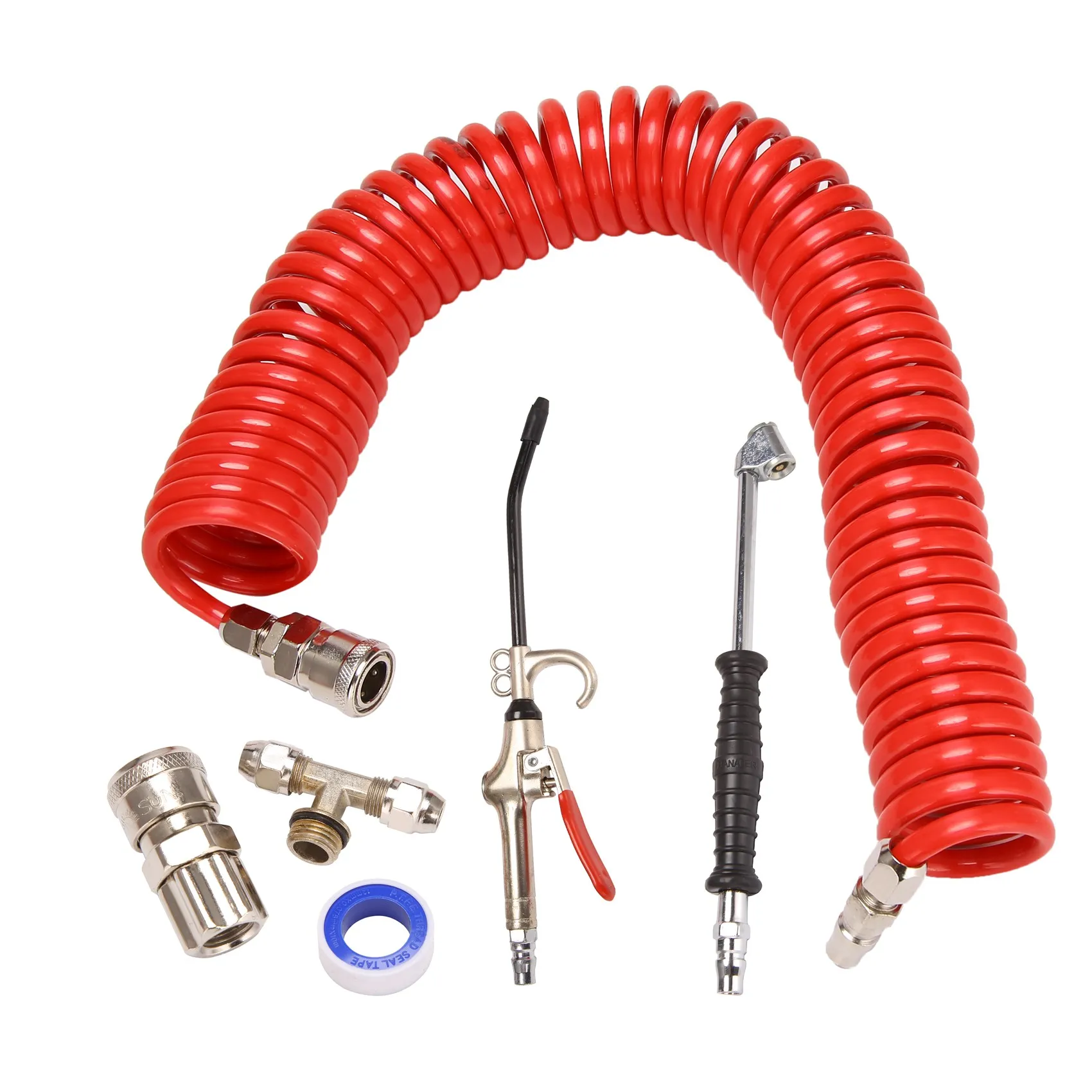 

Car Air Dust Gun- Kit Large Truck Pneumatic Dust Gun- Kit Air Seat Dust Gun- Auto Tire Quick Inflation Rod for Trucks