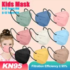 Маскарадные маски Kn95 для детей 6-12 лет, FFP2, защитные маскарадные маски для мальчиков и девочек, защитные маски для лица Kn95, маскарадные маски fpp2 для детей