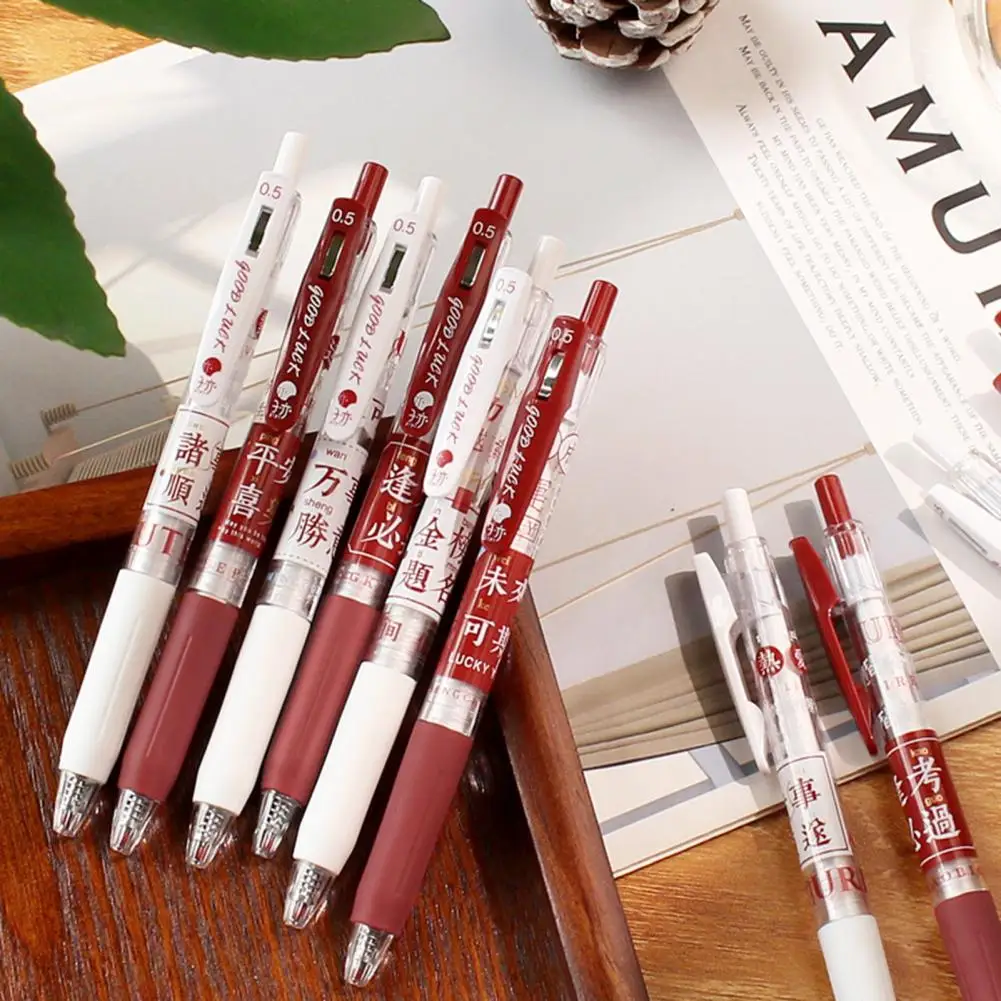 Ручка для письма 6 шт./компл. привлекательная гелевая ручка с разными цветами и