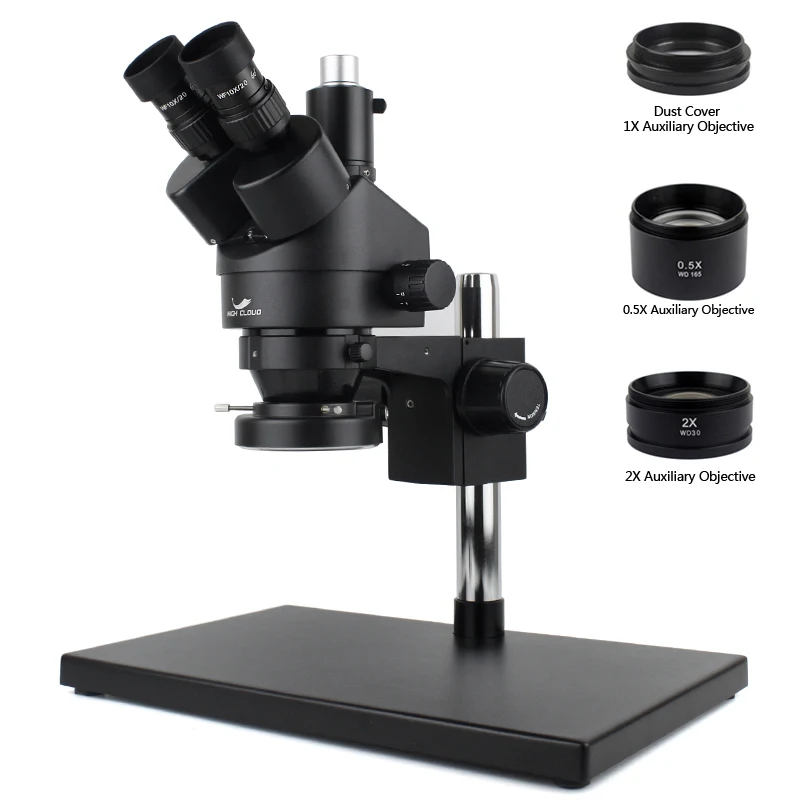 

3.5X-90X Simul Focal Industrial Trinocular Stereo Microscope Digital Magnification Continuous Zoom For Phone Repair Soldering