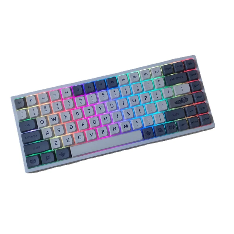 Новая Механическая клавиатура Keycool 84 Hot swap, переключатель RGB Gateron XDA PBT Keycap Macro