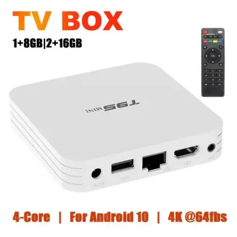 Мини-приставка смарт-ТВ T95 2024 м 100 ГГц Wi-Fi RJ45 Android 2 4