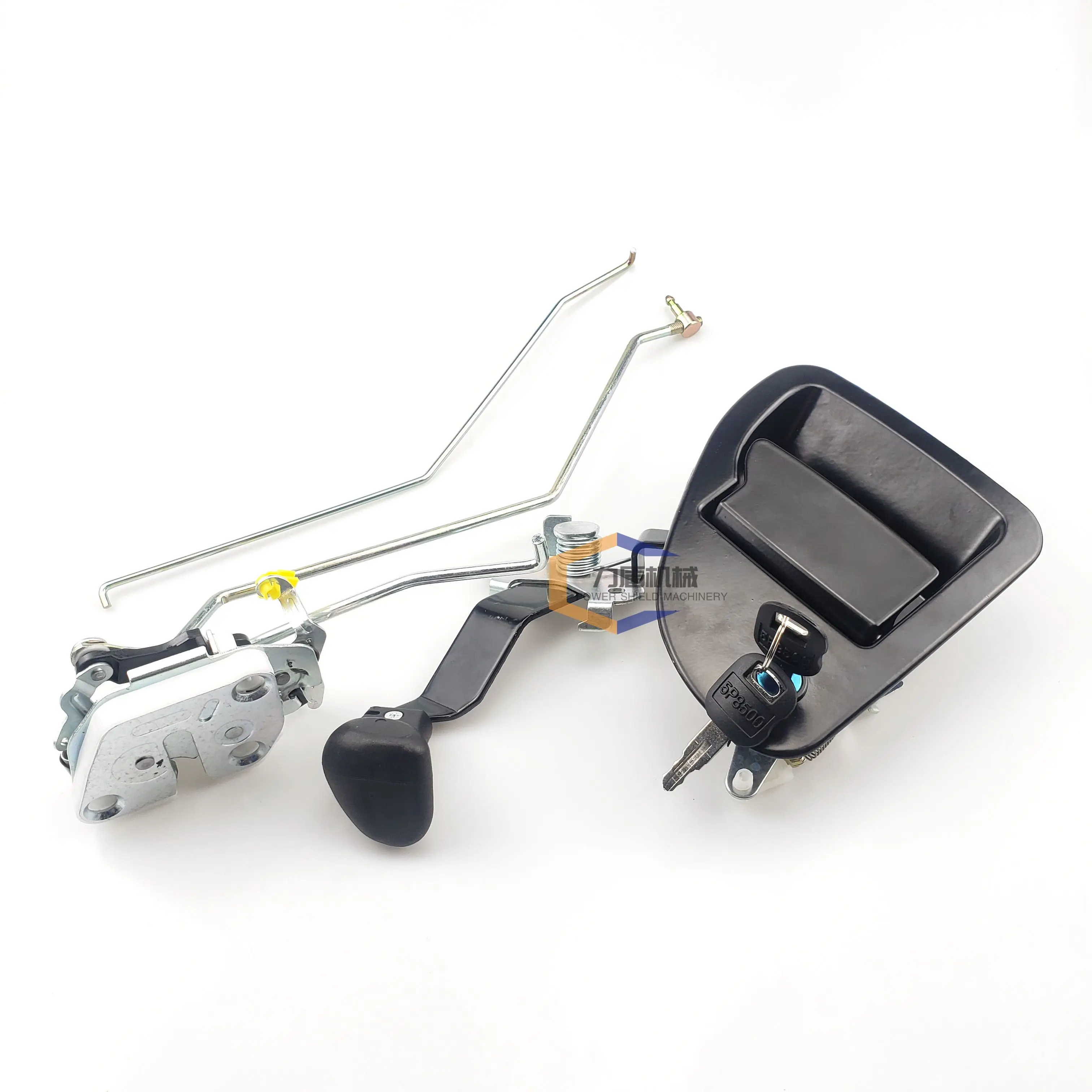 

Замок для экскаватора Caterpillar325 330 336 320c D, замок для двери кабины в сборе, внешняя ручка, внутренняя ручка, Блокировка цилиндра, детали для экскаватора