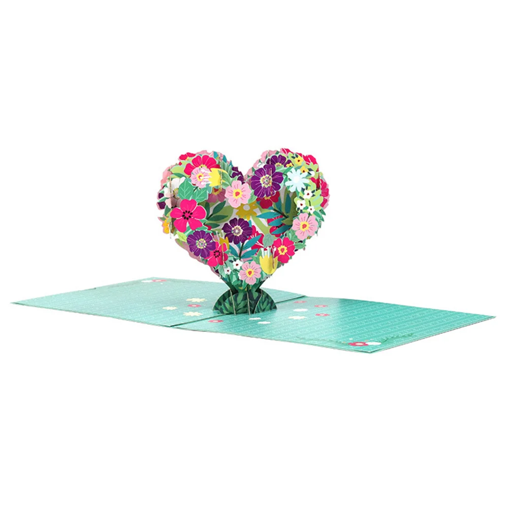 

Mother’s Day Folding Greeting Cards 3D Paper Carving Flower Cards for Mother