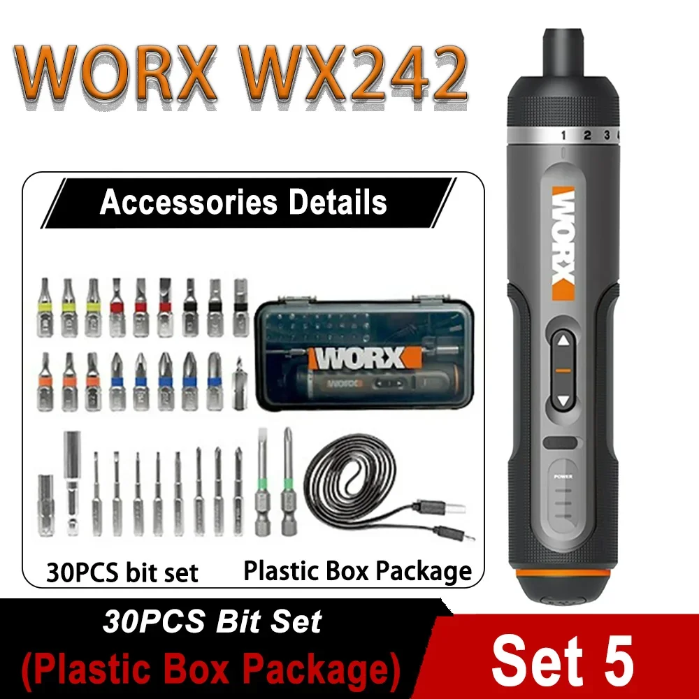 

Worx WX242 4V Набор Беспроводных Электрических Отверток Автоматический Прецизионный Беспроводной Перезаряжаемый Домашний Элек...